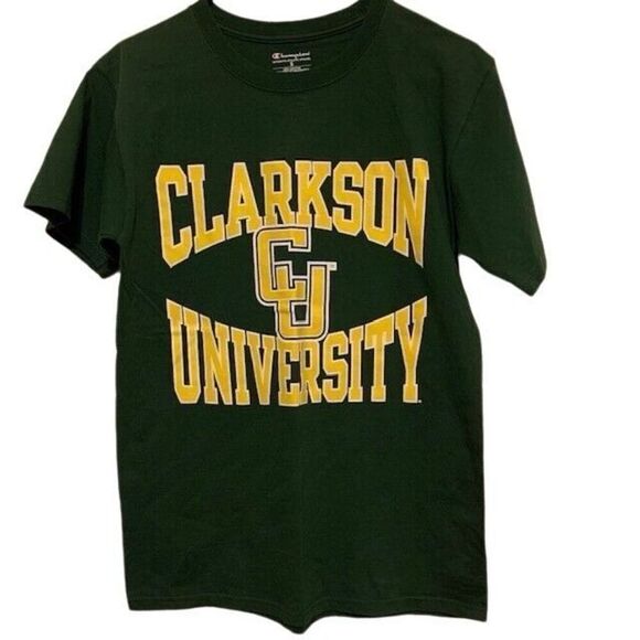 CLARKSON UNIVERSITY SIZE SMALL CHAMPION T-SHIRT - Picture 1 of 4